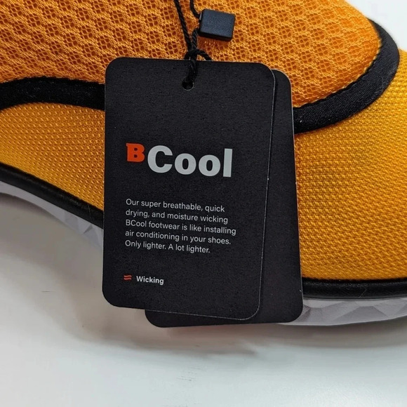 Bass Outdoor Hex Mesh Action Slide Sneakers in Orange Size 7 - Picture 9 of 10